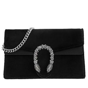 Gucci Dionysus Velvet Mini Bag Black